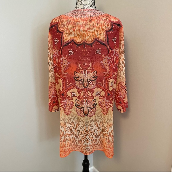 NWOT Chico's Embellished Summer Tunic Top - Picture 2 of 6